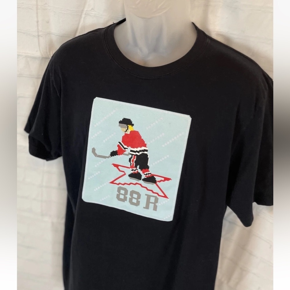 Jockey Hockey T Shirt SK8 black Top Men’s Size XL NHL Skate Ice 100% Cotton